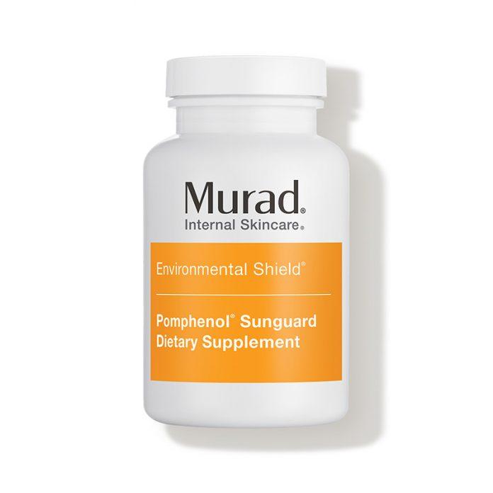 Viên uống chống nắng Murad Pomphenol Sunguard Dietary có chiết xuất từ hạt lựu giúp bảo vệ da vượt trội (Nguồn: Internet)