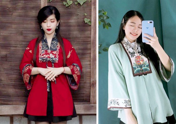 Các mẫu áo Nhật Bình đẹp với tay rộng, vạt ngắn có thể dễ dàng kết hợp với các loại váy khác nhau, nhiều phong cách đa dạng. 