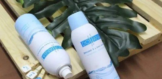 Xịt khoáng Dollania Mineral Water Spray cấp ẩm tức thì cho làn da nhạy cảm.