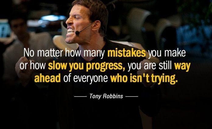 Bất kể bạn có mắc bao nhiêu sai lầm hay tiến bộ chậm chạp đến đâu, thì bạn vẫn vượt xa tất cả những ai không chịu cố gắng. (Ảnh: Internet)