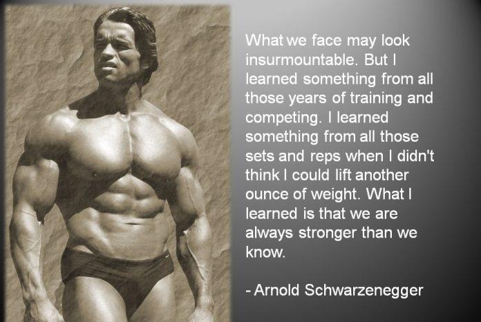 Điều tôi học được là chúng ta luôn mạnh hơn ta tưởng. Điều tôi học được là chúng ta luôn mạnh hơn ta tưởng. (Ảnh: Internet)