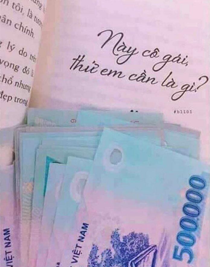 Điều các cô gái mong muốn nhất lúc này là tiền tỷ chứ không phải tình yêu xa xỉ. (Ảnh: Internet)