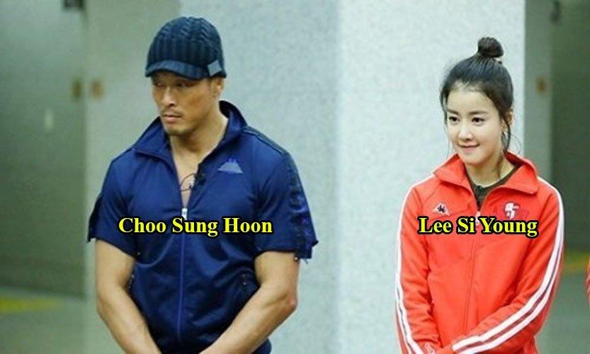 Các võ sĩ MMA Choo Sung Hoon và Lee Si Youngkhiến các thành viên phải khiếp sợ khi chơi trò chơi xé bảng tên. (Ảnh : Internet).