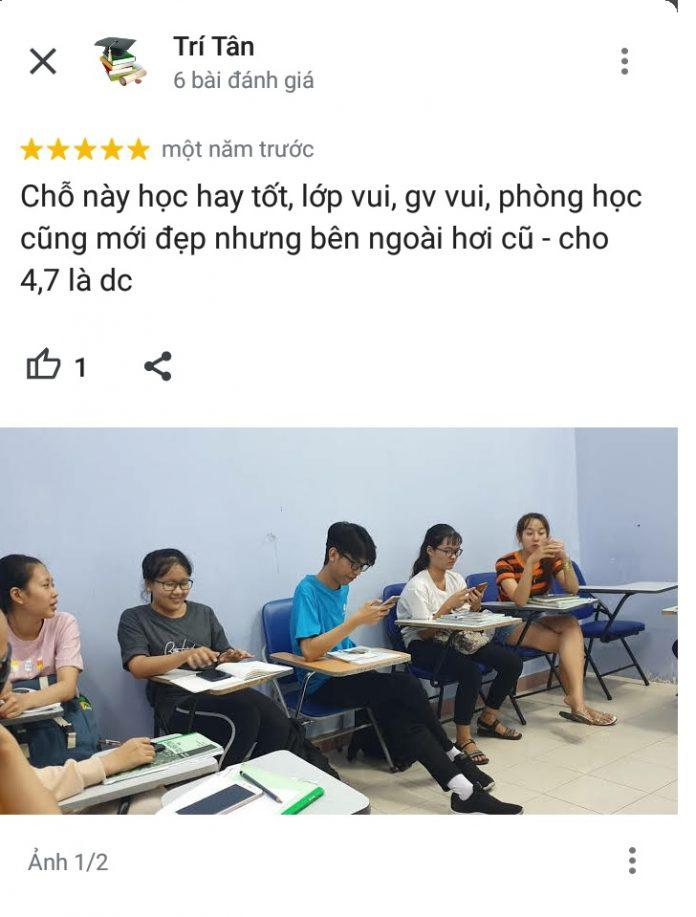 Đánh giá của học viên về trung tâm Anh ngữ NewSky (ảnh: BlogAnChoi)