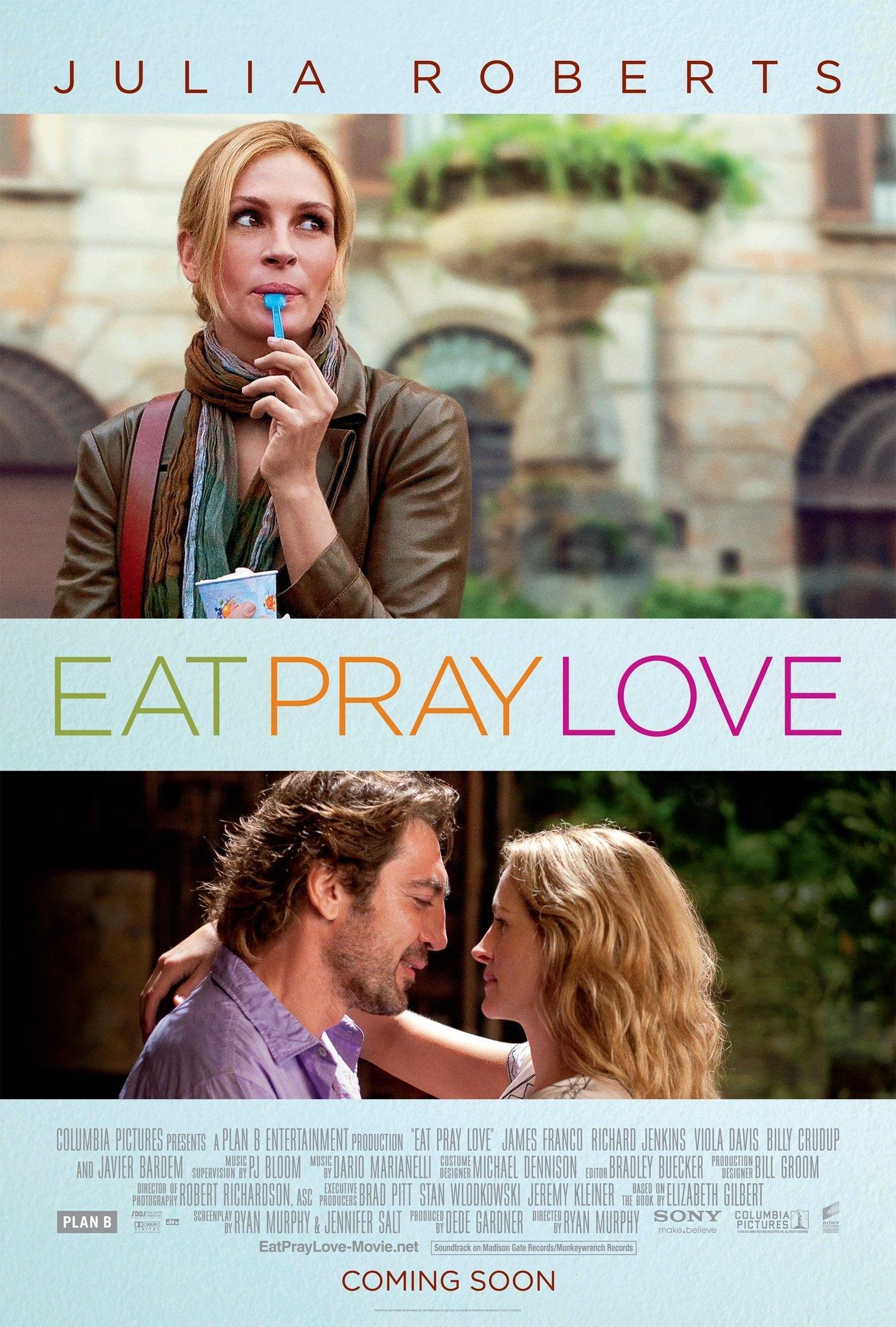 Poster phim Eat,Pray,Love. (Ảnh: Internet)