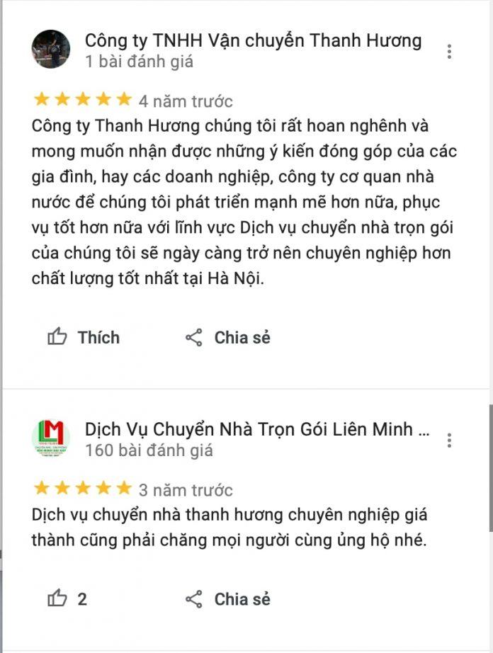 Review Công ty TNHH Vận chuyển Thanh Hương (Ảnh BlogAnChoi)