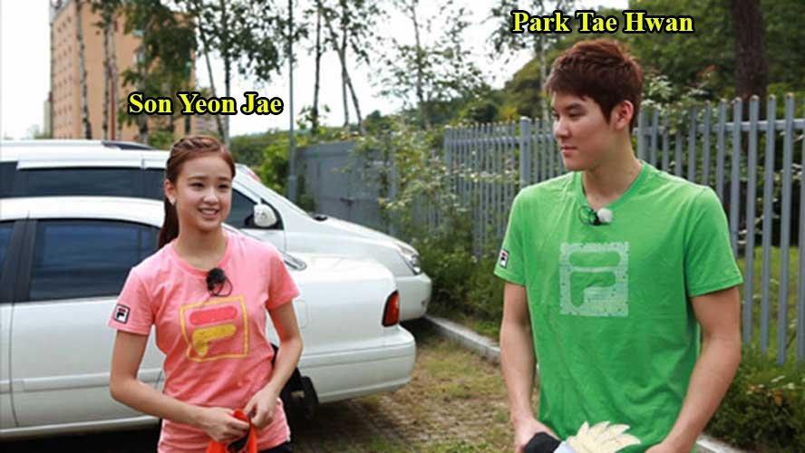 Vận động viên Olympic Park Tae Hwan và Son Yeon Jae ( tập 109-110) với những cử chỉ và sự tương tác đáng yêu của họ. (Ảnh : Internet)