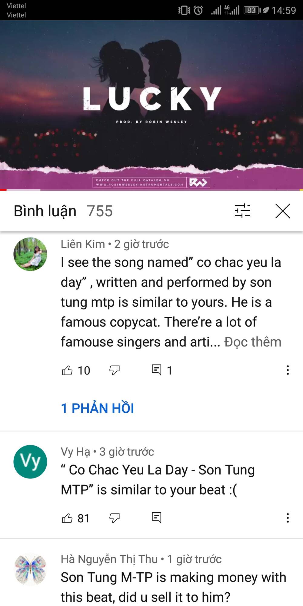 Cộng đồng mạng cảm thấy buồn khi Sơn Tùng M-TP liên tục đạo nhạc (Nguồn: Internet)