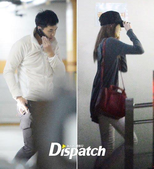 Hình ảnh Yoona và Lee Seung Gi do Dispatch bắt gặp (ảnh: Internet)