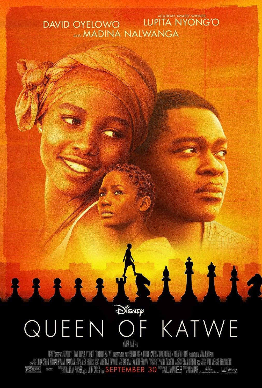 Poster phim Nữ Hoàng Cờ Vua - Queen of Katwe (Ảnh: Internet)