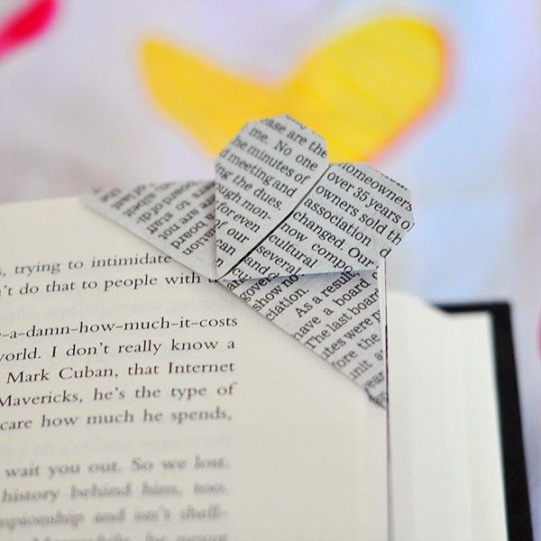 Kẹp sách origami khéo tay (Ảnh: Internet)