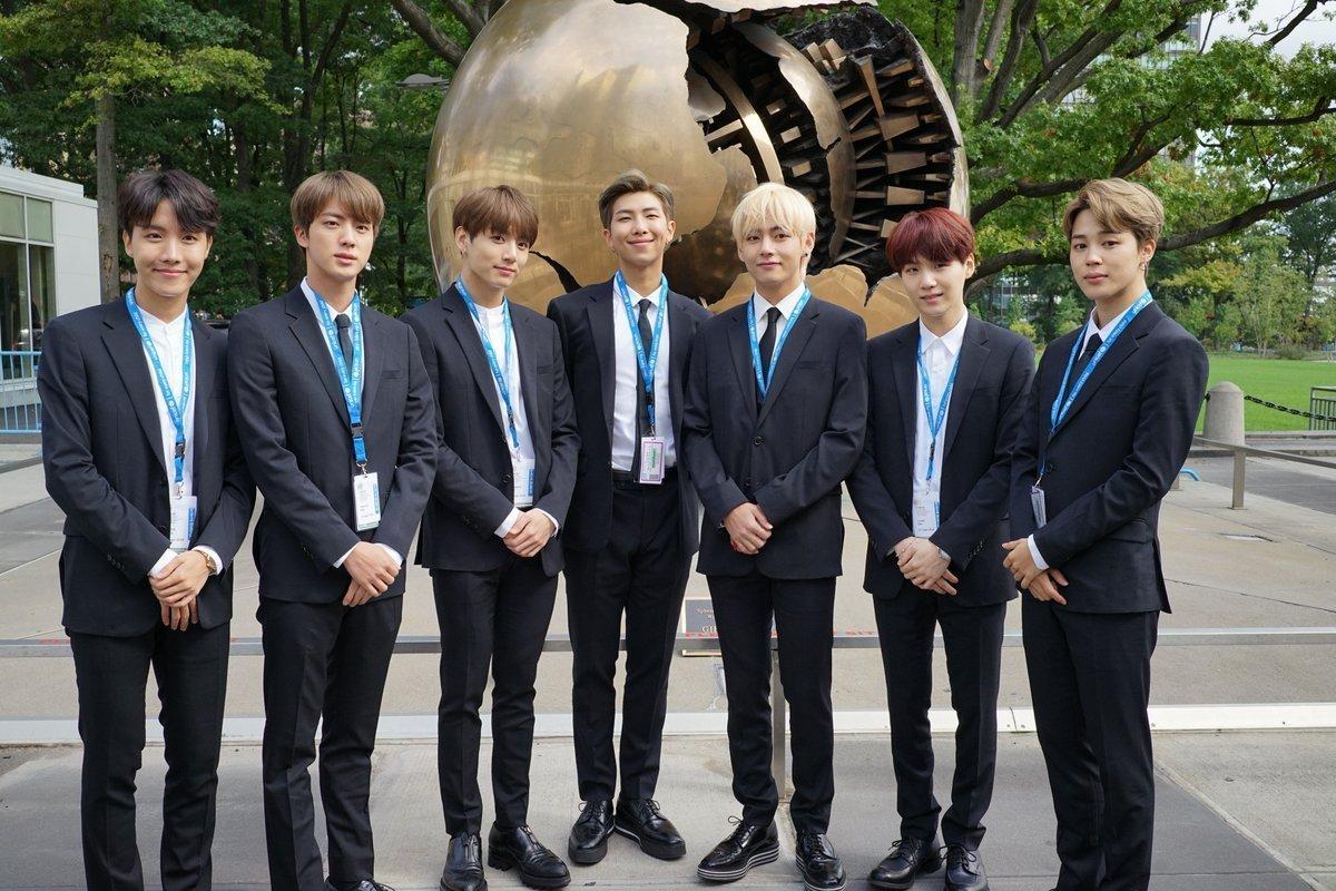 Hình ảnh nhóm BTS được Unicef mời phát biểu tại Liên hợp quốc
