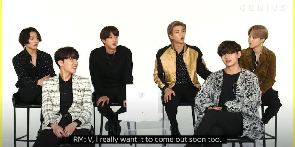 RM cũng bày tỏ sự chờ mong với mixtape của cậu em cùng nhóm (Ảnh: Internet)