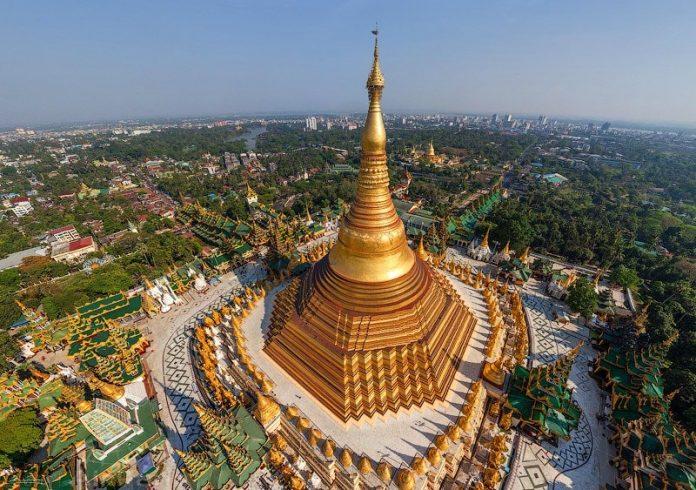 Phù đồ chính của chùa là công trình mang tính biểu tượng của Phật giáo Myanmar (Ảnh: Internet).
