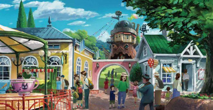 Bản vẽ minh họa cảnh quan của Công viên Ghibli trong tương lai khiến các fan đứng ngồi không yên! (Ảnh: Internet).