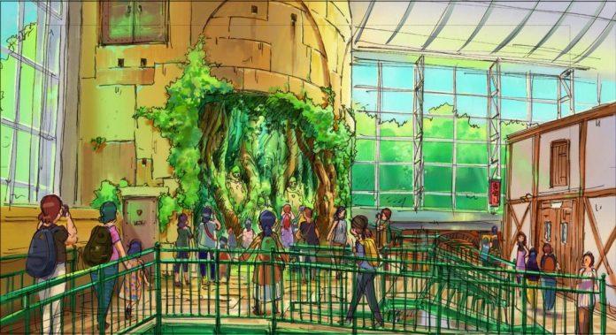 Một góc nhìn về Lâu đài di động của Howl sẽ được đặt trong Công viên Ghibli (Ảnh: Internet).