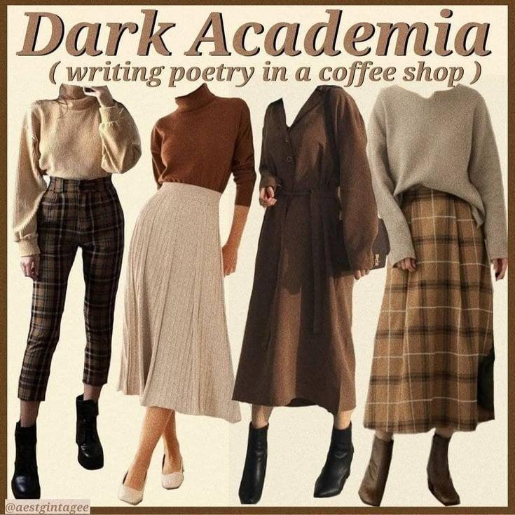 Tất tần tật về Dark Academic - phong cách thời trang “đen tối” mang âm hưởng quý tộc Châu u của những thập niên trước - BlogAnChoi