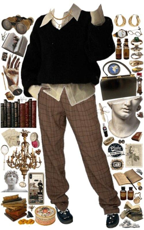 Tất tần tật về Dark Academic - phong cách thời trang “đen tối” mang âm hưởng quý tộc Châu u của những thập niên trước áo sơ mi cổ điển Bàn trang điểm phong cách cổ điển blazer boots cao gót cổ điển chân váy vintage châu Âu cổ điển Dark Academic giày Mary Jane Gothic kẻ ca rô Loafer Nghệ thuật thời kì Phục Hưng phong cách thời trang quần ống đứng quý tộc vintage