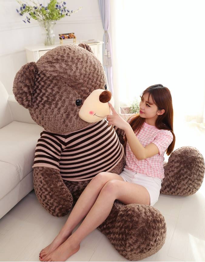 Gấu bông khổng lồ dễ thương làm quà tặng Valentine Trắng (Ảnh: Internet)