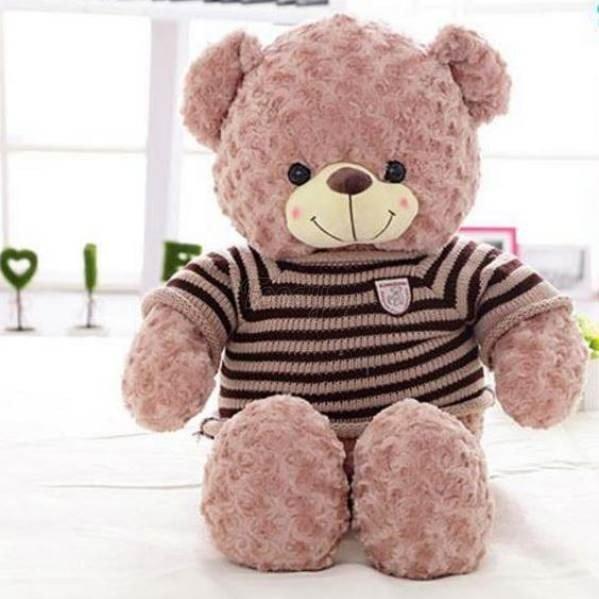 Gấu bông khổng lồ dễ thương làm quà tặng Valentine Trắng (Ảnh: Internet)