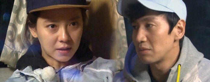 Cuộc nói chuyện "lắng đọng" của Ji Hyo và Kwang Soo. ( Ảnh : Internet).