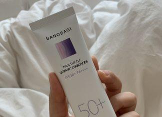 Kem chống nắng Banobagi Milk Thistle Repair Sunscreen là sự kết hợp hoàn hảo giữa chống nắng và phục hồi da ( Nguồn: internet)
