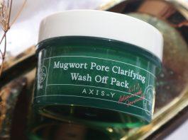 Mặt nạ đất sét Axis-y Mugwort Pore Clarifying Wash Off Pack giúp sạch da, thư giãn sau một ngày mệt mỏi (Nguồn: Internet)