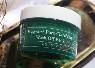 Mặt nạ đất sét Axis-y Mugwort Pore Clarifying Wash Off Pack giúp sạch da, thư giãn sau một ngày mệt mỏi (Nguồn: Internet)