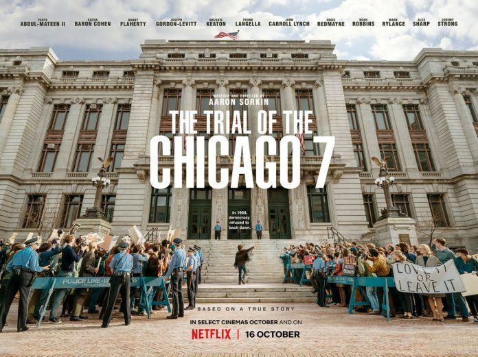 Poster phim The Trial of the Chicago 7 (Ảnh: Internet)