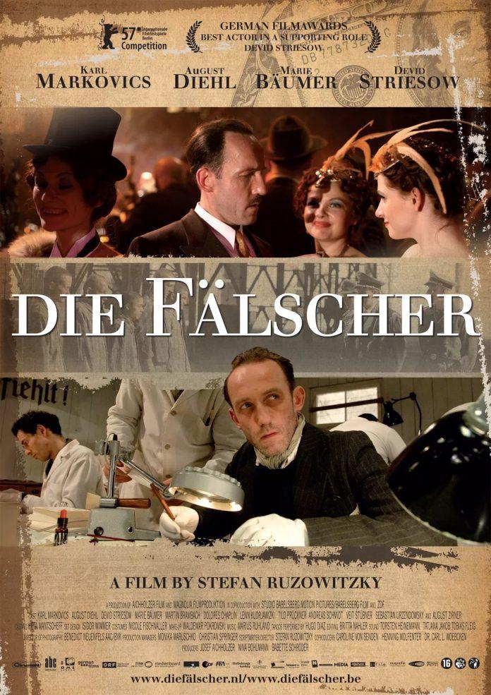 Poster phim Die Fälscher (The Counterfeiters) - Kẻ Làm Tiền Giả (Ảnh: Internet)