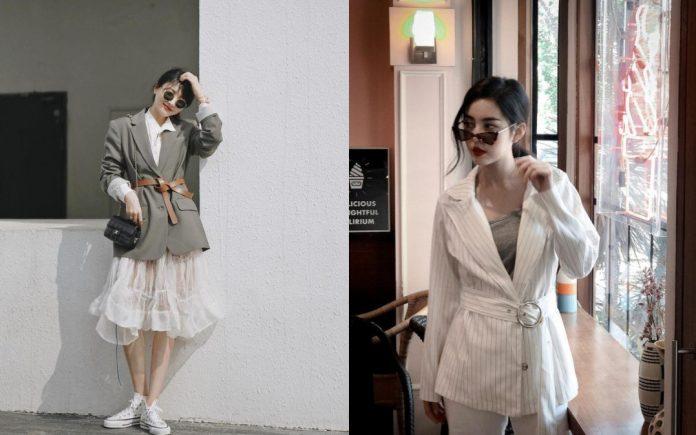 Với phần xiết eo nhẹ nhàng giúp blazer thêm sang chảnh (Nguồn: Internet) Với phần xiết eo nhẹ nhàng giúp blazer thêm sang chảnh (Nguồn: Internet)