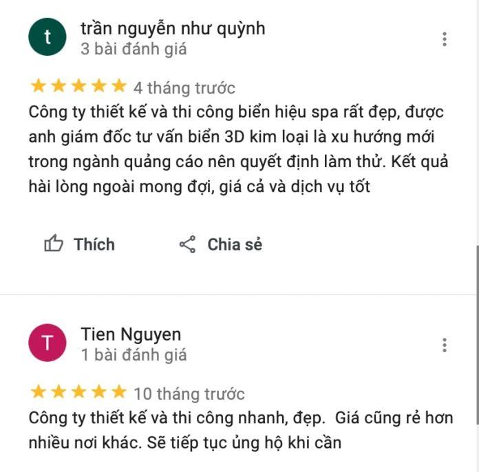 Review Công ty làm bảng hiệu quảng cáo Thế Giới AD Hồ Chí Minh (Ảnh BlogAnChoi)