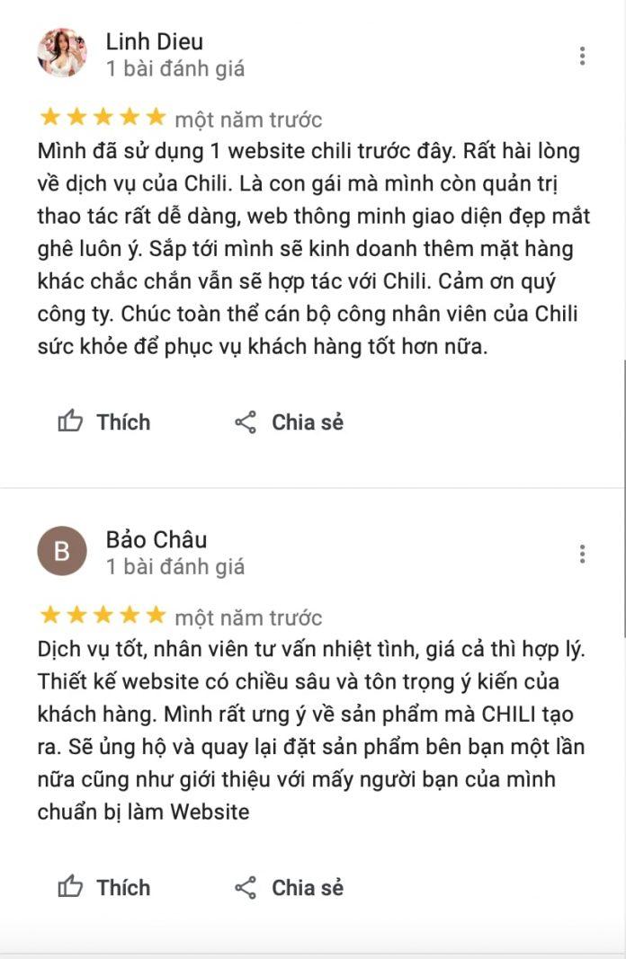 Review Công ty Thiết kế web CHILI chi nhánh Hà Nội (Ảnh BlogAnChoi)
