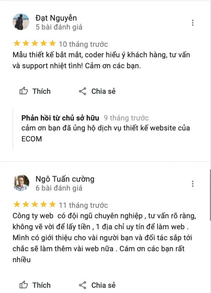 Review Công ty thiết kế website ECOM Hồ Chí Minh (Ảnh BlogAnChoi)