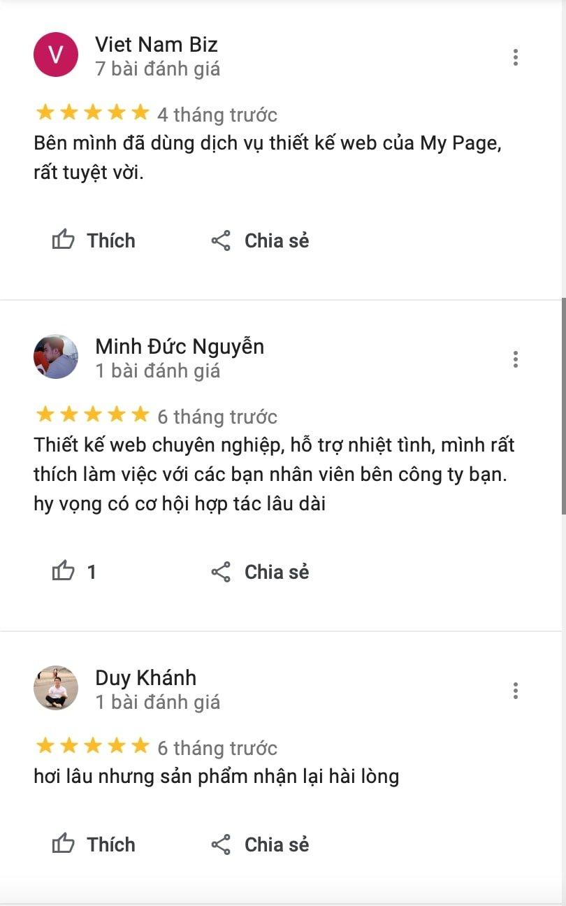 Review Công thiết kế web MYPAGE Hồ Chí Minh (Ảnh BlogAnChoi)