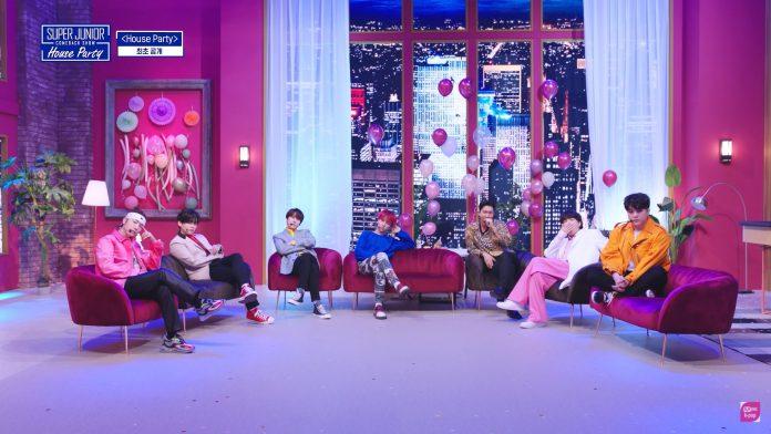 Super Junior Comeback Show "House Party" trên Mnet. Nguồn: Internet