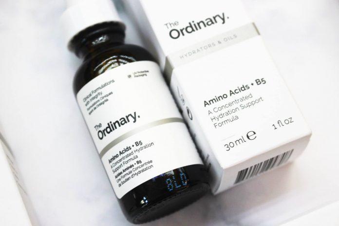 Thiết kế của The Ordinary Amino Acids + B5 khá đơn giản và gần như tương tự các sản phẩm đến từ The Ordinary (Nguồn: Internet)