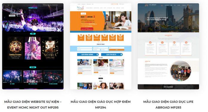 Một số thiết kế của WEB MYPAGE (Ảnh WEB MYPAGE)