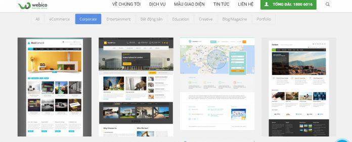 Thiết kế website của WEBICO (Ảnh WEBICO)