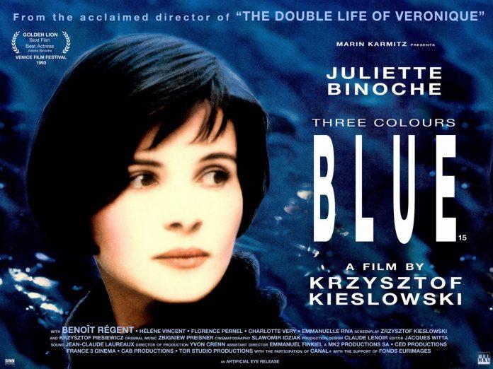 Poster phim Trois couleurs: Bleu/Three Colours: Blue - Ba Sắc Màu: Lam (Ảnh: Internet)