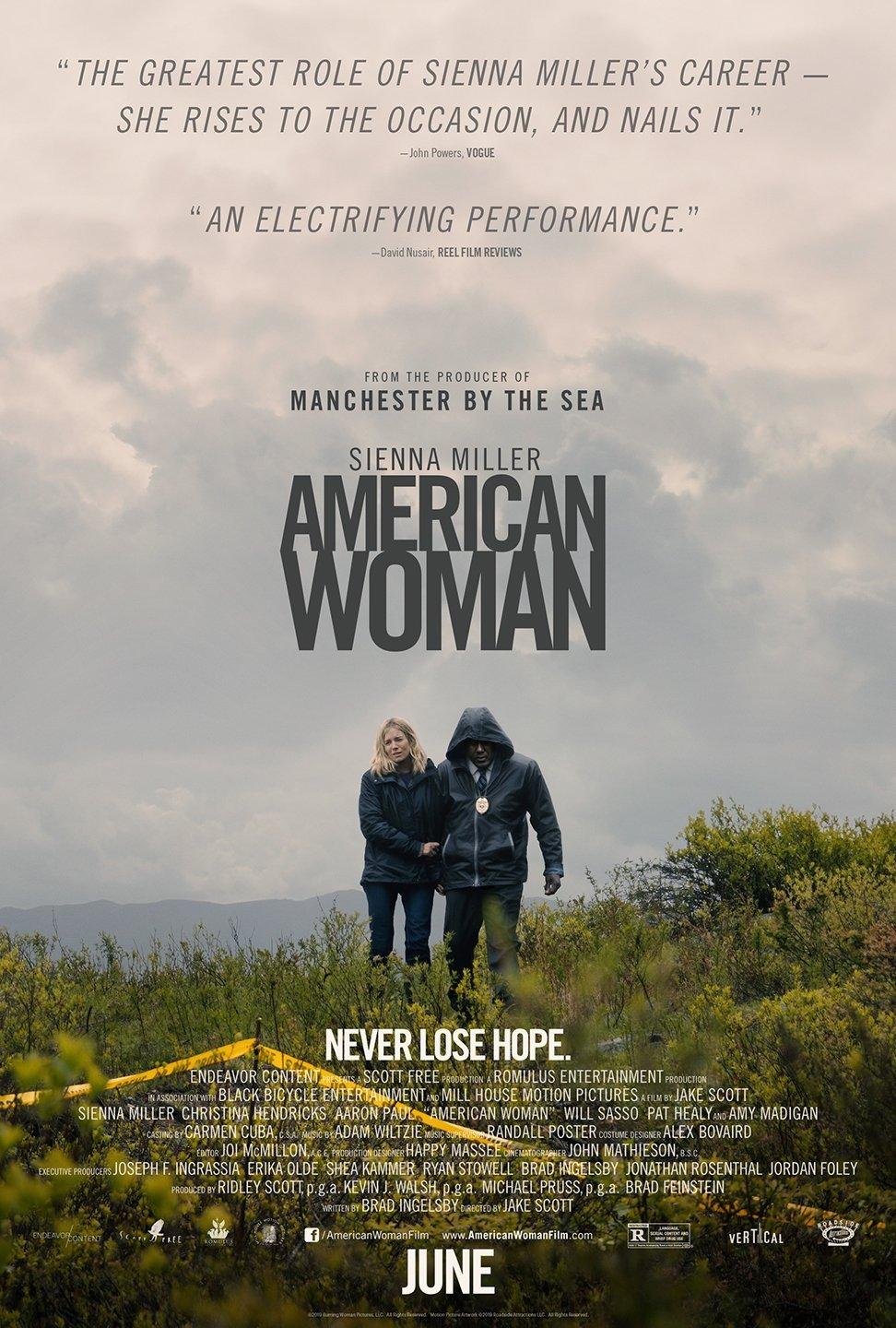 Poster phim American Woman - Người Phụ Nữ Tuyệt Vời (Ảnh: Internet)