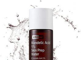 By Wishtrend Mandelic Acid 5% Skin Prep Water chứa Acid Mandelic 5% cùng các chiết xuất thực vất giúp là sạch và sáng da hiệu quả (Nguồn: Internet)