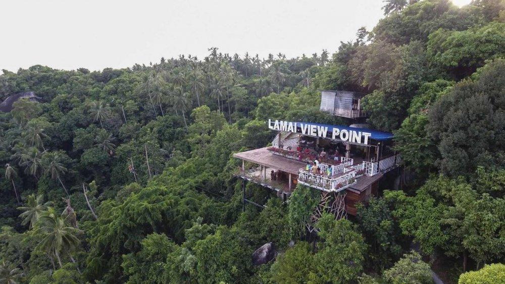 Điểm nhìn Lamai được đặt trên cao giúp du khách quan sát toàn cảnh hòn đảo Koh Samui (Ảnh: Internet).