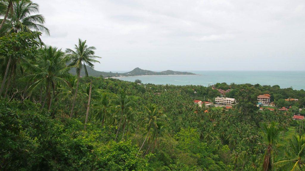 Quang cảnh xanh tươi trù phú của đảo khi đứng từ Điểm nhìn Lamai (Ảnh: Internet).