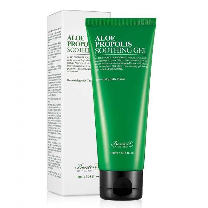 Gel dưỡng ẩm làm dịu da mụn Benton Aloe Propolis Soothing Gel. (ảnh: internet)