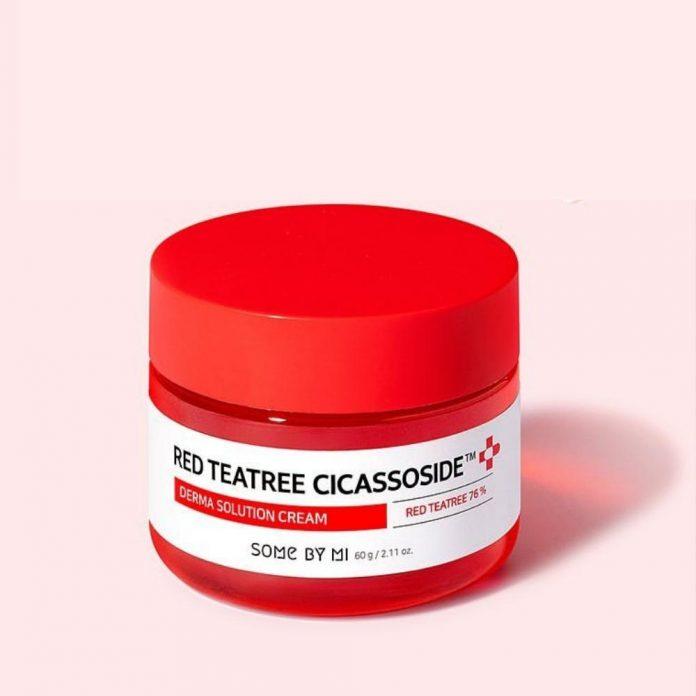 Gel dưỡng ẩm trị thâm mụn Some By Mi Red Tea Tree Cicassoside Final Solution Cream. (ảnh: internet)