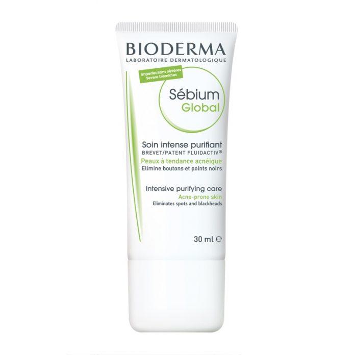 Kem dưỡng ẩm làm giảm mụn Bioderma Sebium Global Cream. (ảnh: internet)