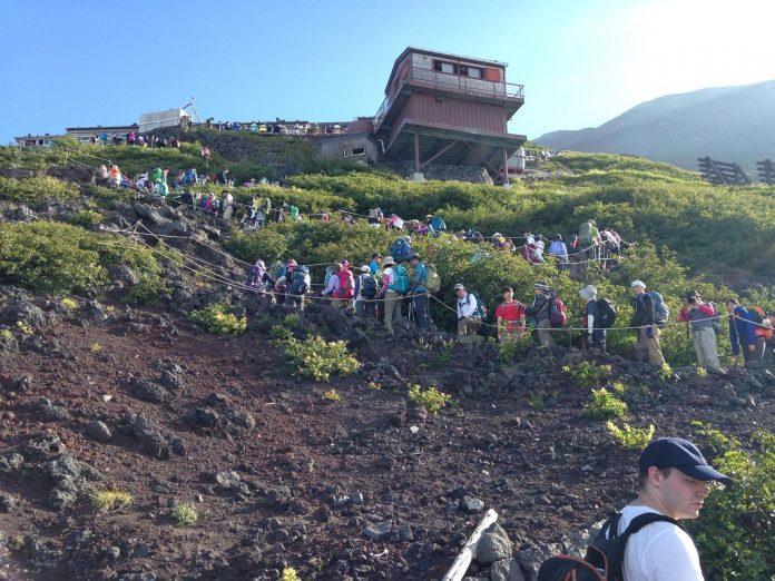 Các khu trại là chỗ nghỉ chân cho du khách leo núi Phú Sĩ (Ảnh: Internet).