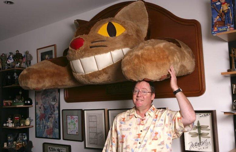 John Lasseter và Miyazaki là 2 người bạn thân thiết. (Ảnh: Internet)