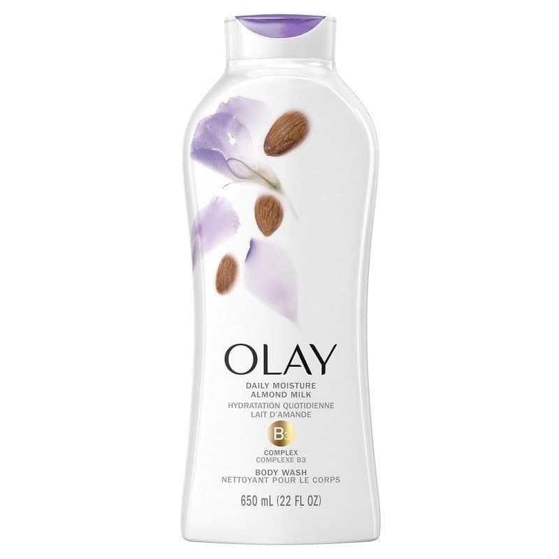 Sữa tắm Olay Daily Moisture Almond Milk có chứa hạnh nhân giàu chất chống oxy hóa ( Nguồn: internet)
